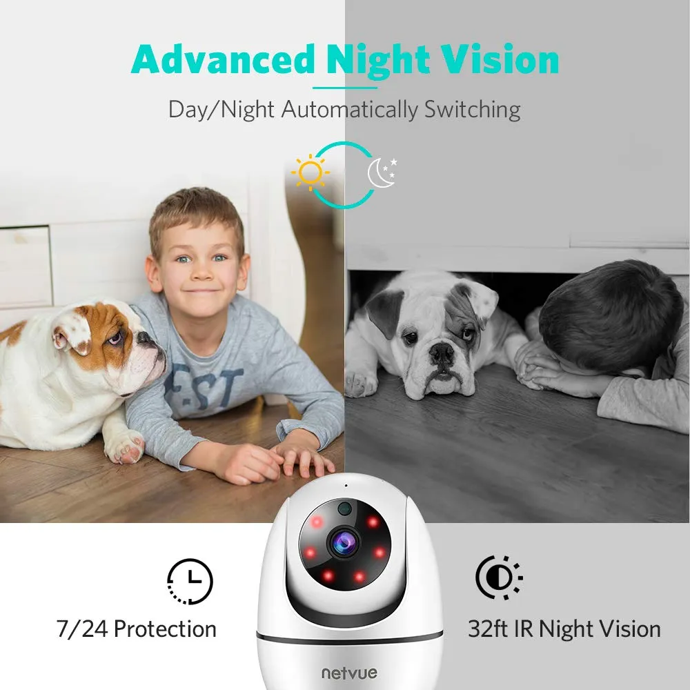 1080P Pet Camera with 2-Way Audio