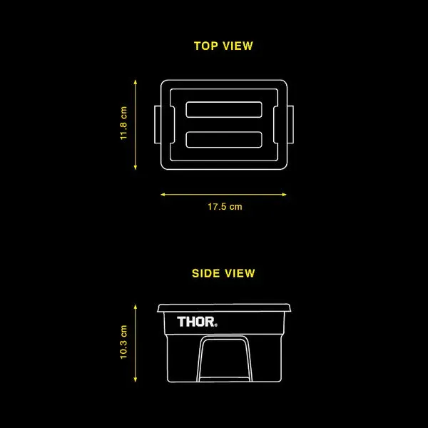 1L Mini Stackable Storage Box