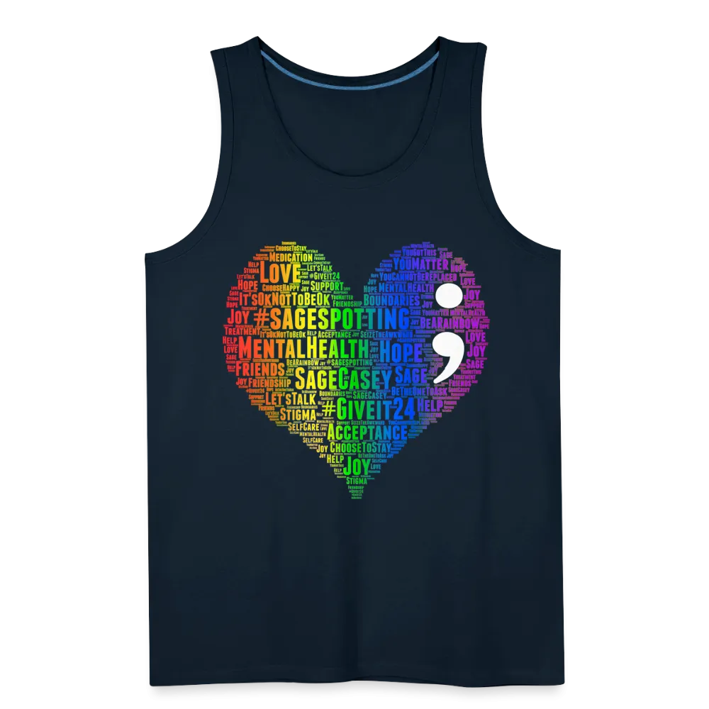 2023 Rainbow Party HEART Tank Unisex/Mens