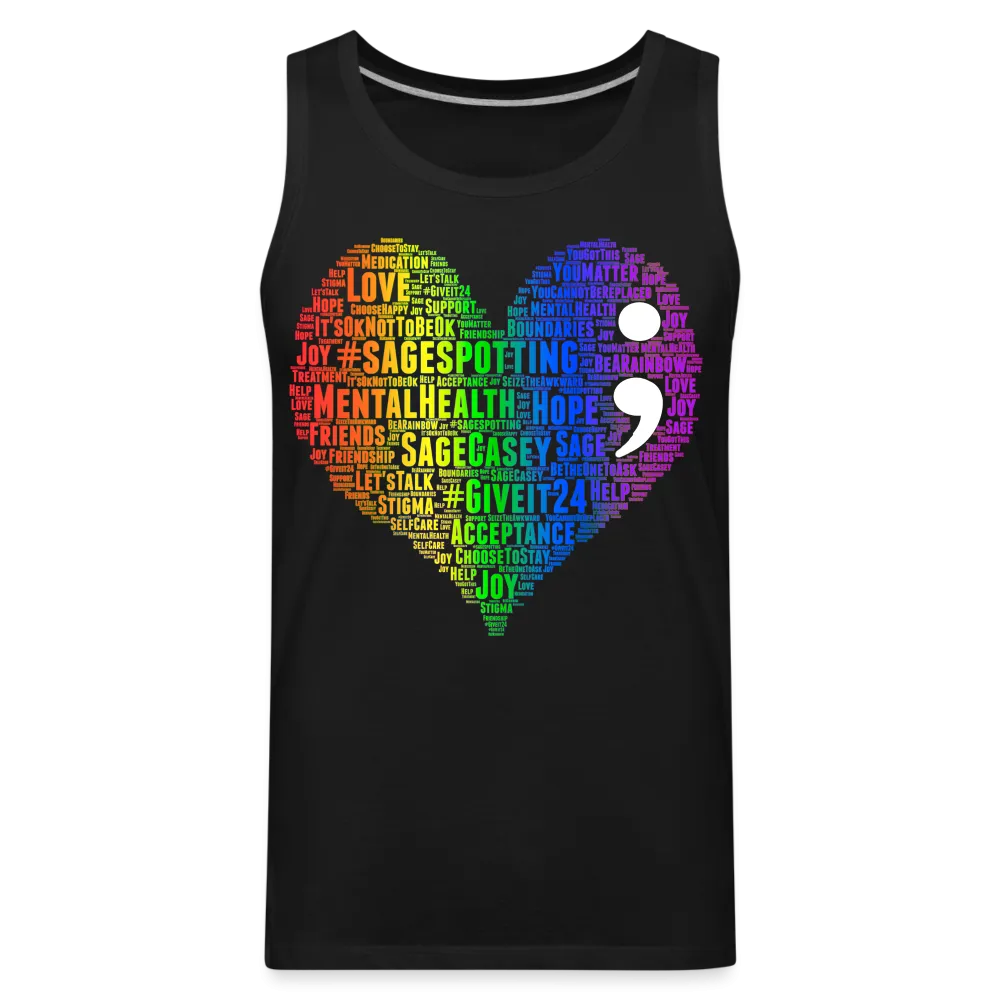 2023 Rainbow Party HEART Tank Unisex/Mens