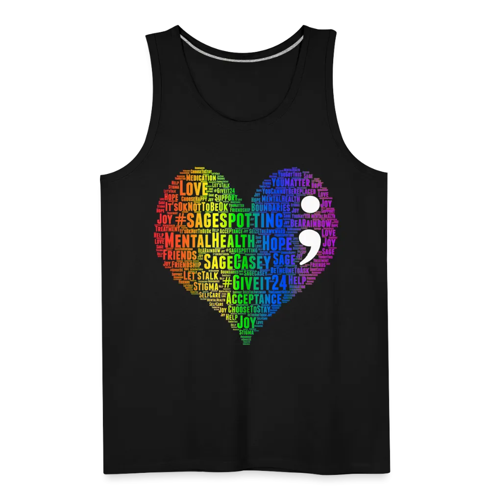 2023 Rainbow Party HEART Tank Unisex/Mens