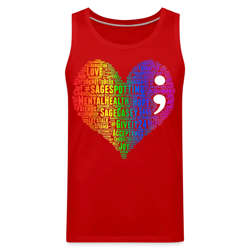 2023 Rainbow Party HEART Tank Unisex/Mens