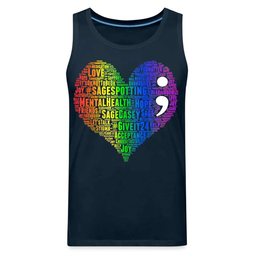 2023 Rainbow Party HEART Tank Unisex/Mens