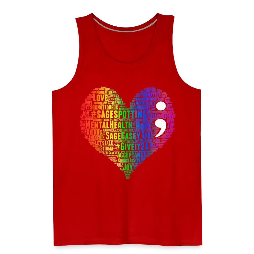 2023 Rainbow Party HEART Tank Unisex/Mens