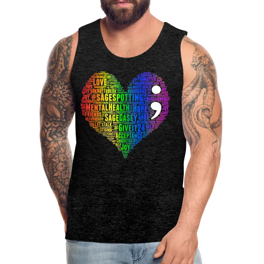 2023 Rainbow Party HEART Tank Unisex/Mens