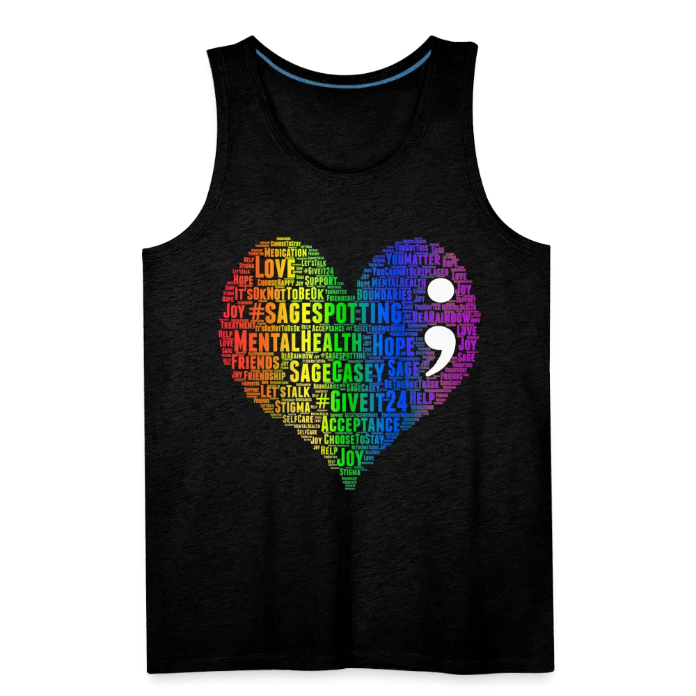 2023 Rainbow Party HEART Tank Unisex/Mens