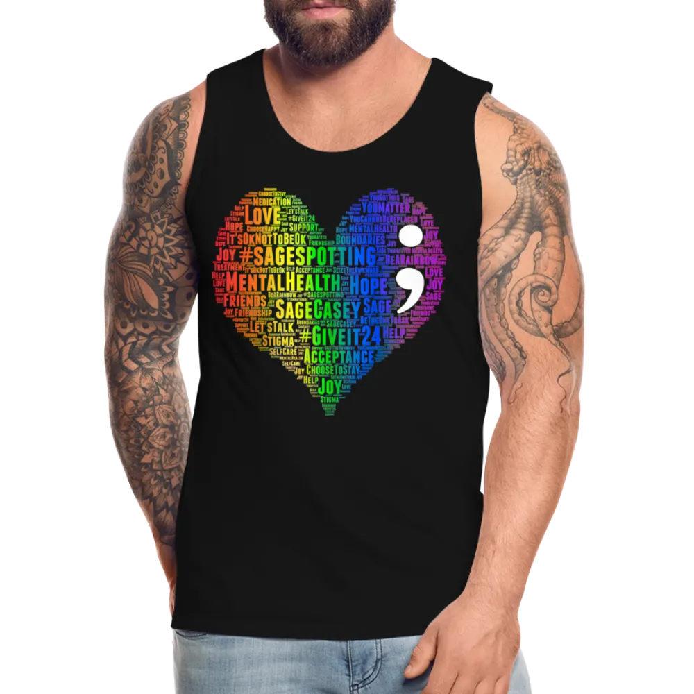 2023 Rainbow Party HEART Tank Unisex/Mens