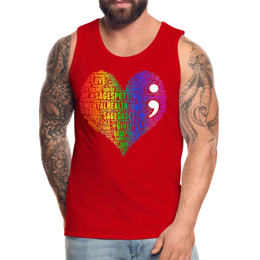 2023 Rainbow Party HEART Tank Unisex/Mens