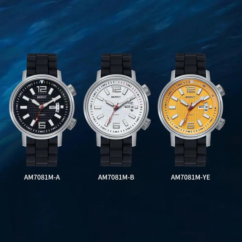 20ATM Diving Automatic Watch Super Waterproof Luminous Sapphire Self