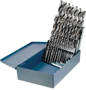 21pc 1/16-3/8 BY 64 Oxide Finish Creates a porous layer that holds cutting oil which provides abrasion resistance and improved chip flow. 118° Point Fractional Jobber Drill Sets Delivered in Huot Metal Case Made in the USA