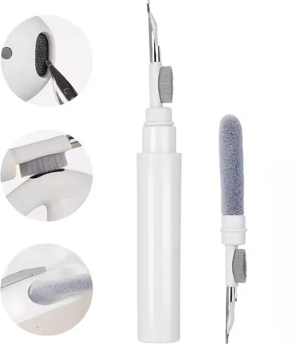 3 In 1 Cleaning Pen Tool Brush Kit For Mobile, Earphone, Earbuds & Airpods (random Color)