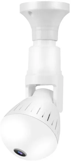 360° WI-FI LIGHT BULB CAMERA (with 180º adjustable bracket)