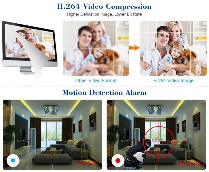 4 Channel HD  DVR & CCTV Wireless Outdoor Camera's Indoor-Outdoor Waterproof