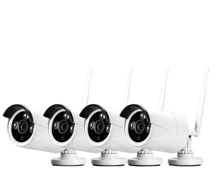 4 Channel HD  DVR & CCTV Wireless Outdoor Camera's Indoor-Outdoor Waterproof