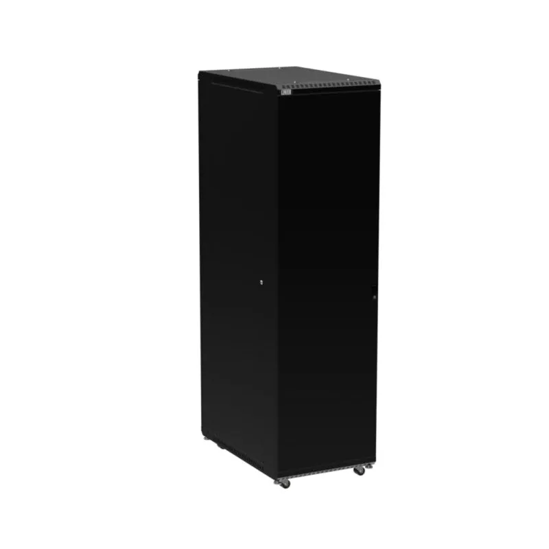 45U LINIER® Server Cabinet - Solid/Solid Doors