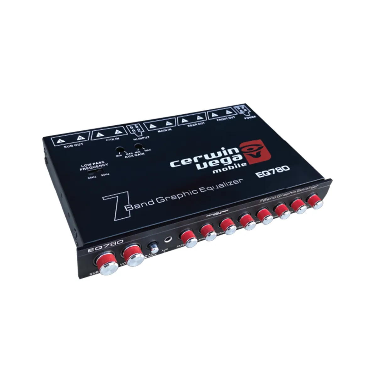 7-Band Parametric EQ with Auxiliary Input - EQ780