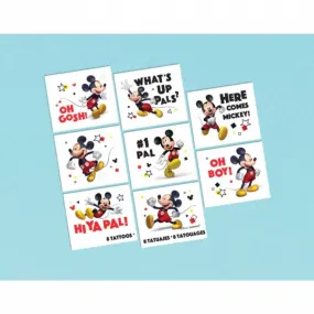 8 Pack Mickey Mouse Forever Tattoos