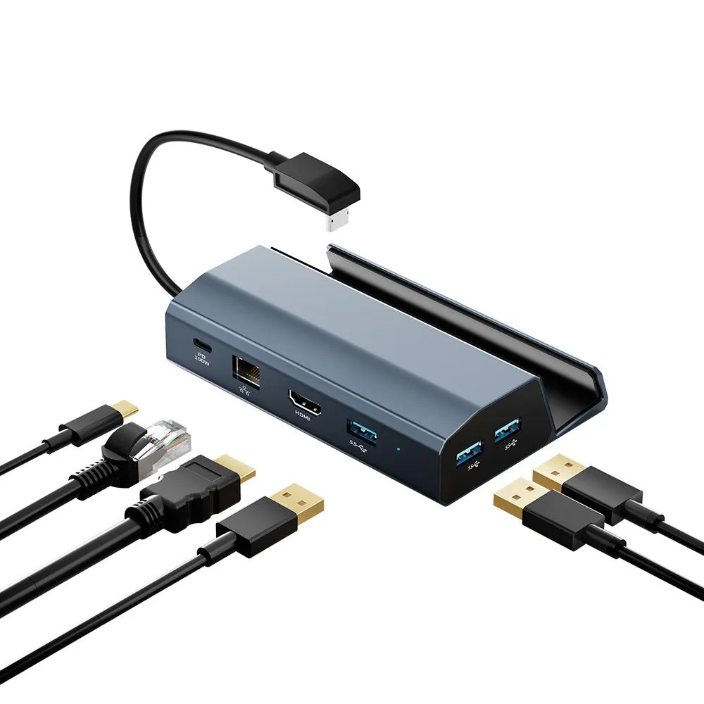 Acasis 6-in-1 Multi-port USB C 4K 60Hz Steam Deck Dock