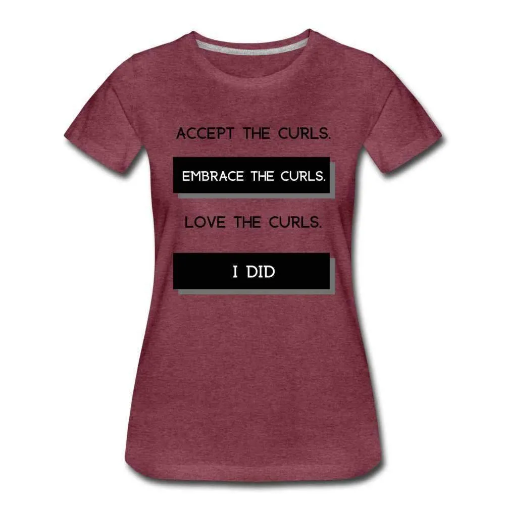 Accept The Curls Youth/Women T-Shirt