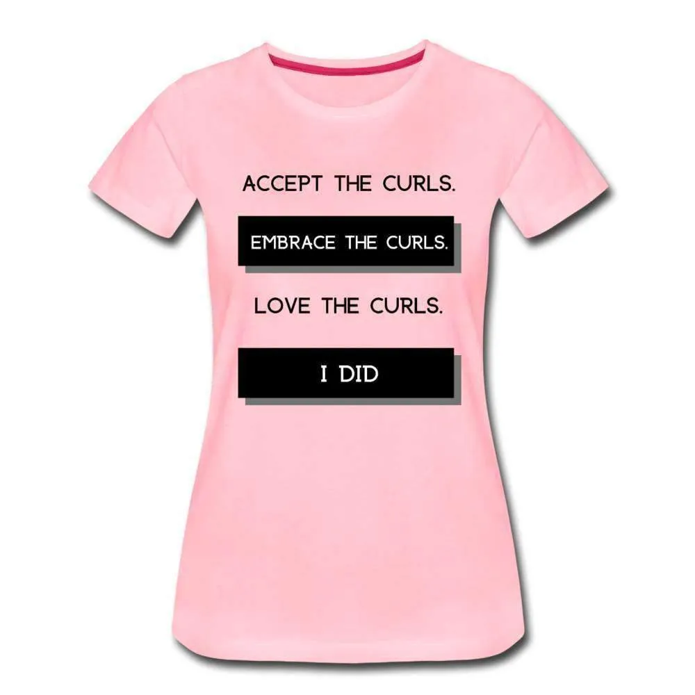 Accept The Curls Youth/Women T-Shirt