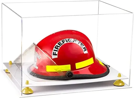 Acrylic Fireman's Helmet Display Case – Clear (A014/V60)