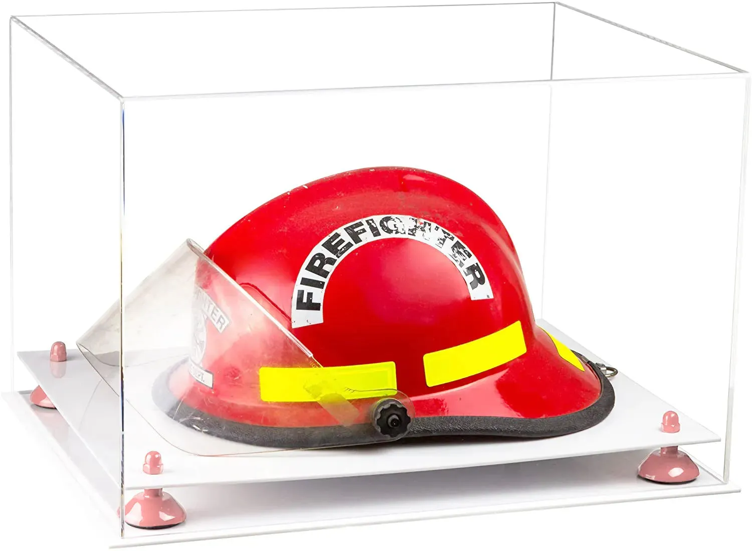 Acrylic Fireman's Helmet Display Case – Clear (A014/V60)