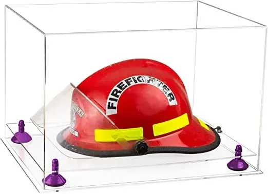 Acrylic Fireman's Helmet Display Case – Clear (A014/V60)