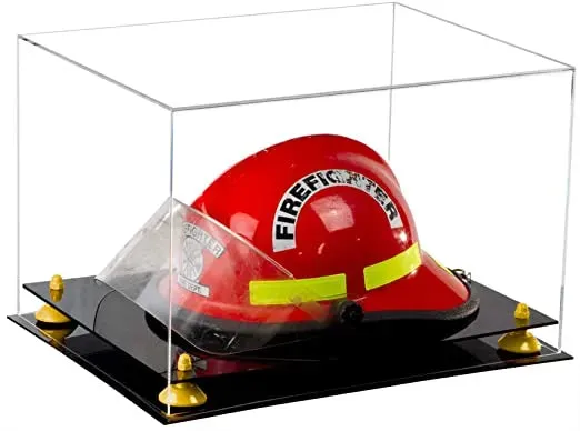 Acrylic Fireman's Helmet Display Case – Clear (A014/V60)