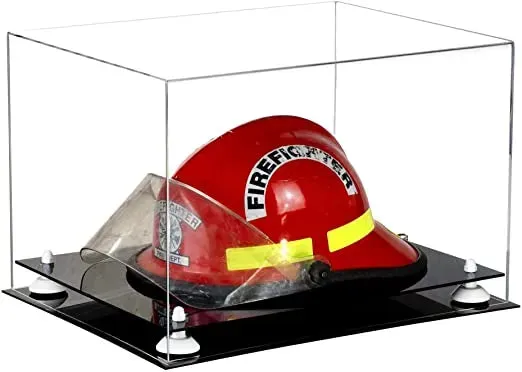 Acrylic Fireman's Helmet Display Case – Clear (A014/V60)