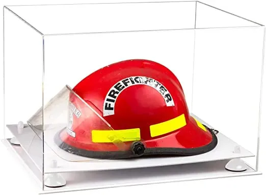 Acrylic Fireman's Helmet Display Case – Clear (A014/V60)