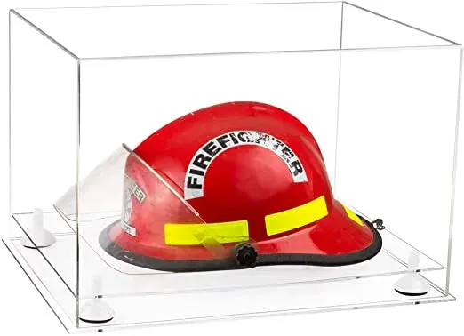 Acrylic Fireman's Helmet Display Case – Clear (A014/V60)