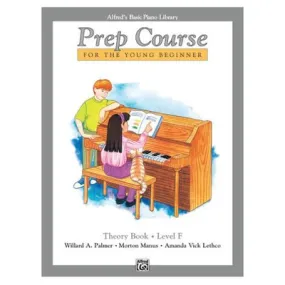 Alfred's Basic Piano Prep Course Theory Book Level F