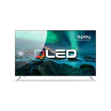 Allview Ql50eplay6100-U 50" (126Cm) 4K Uhd Qled Smart Android Tv, Google Assistant, Silver Metallic Frame Allview Ql50ep