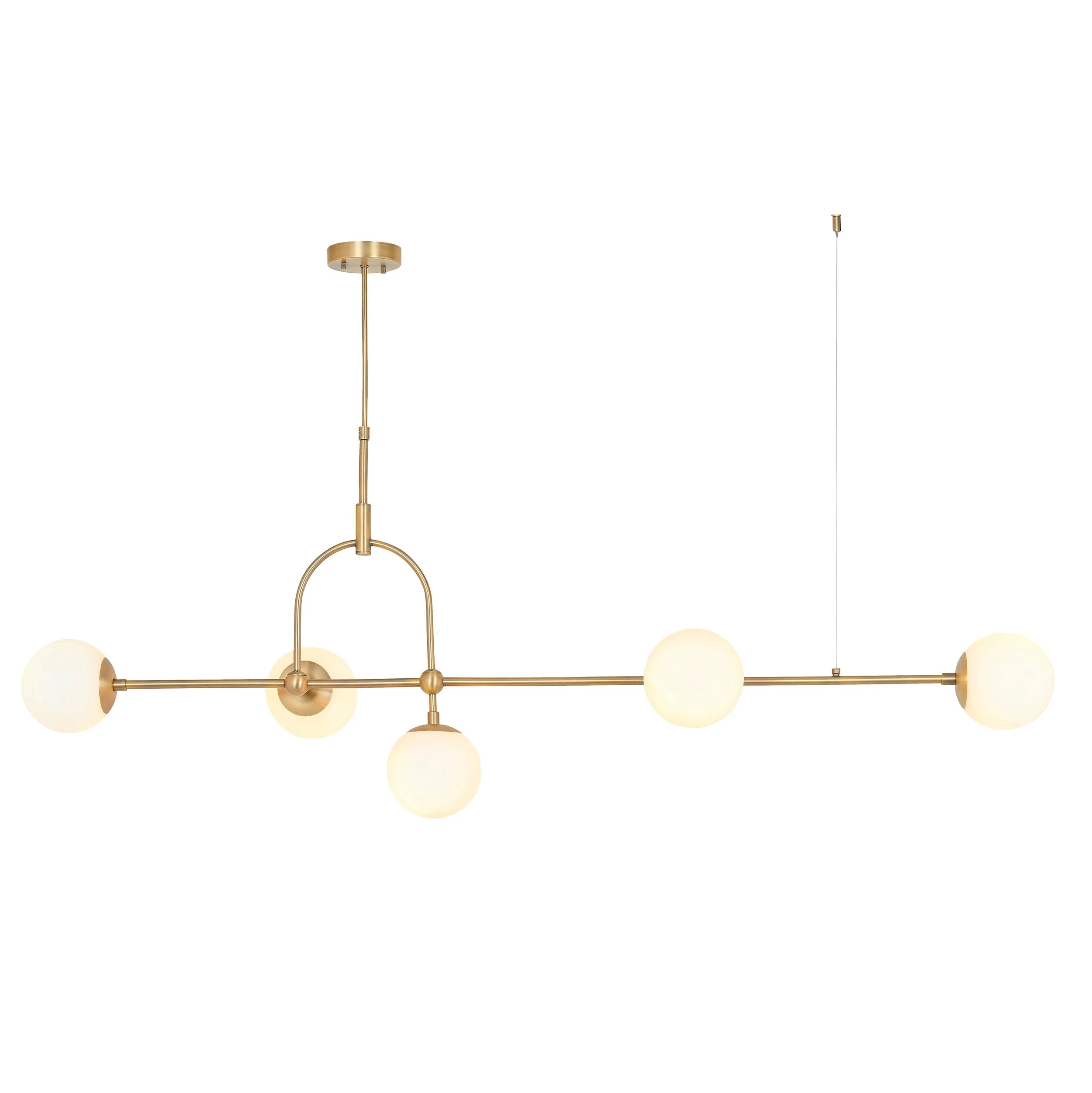 Amos Penthouse Bar Pendant Antique Brass