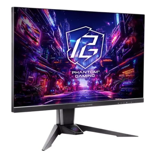 Asrock 27" Phantom Gaming QHD IPS Gaming Monitor (PG27QFT2A), 2560 x 1440, 1ms, 180Hz, HDR 400, Wi-Fi Antenna, VESA