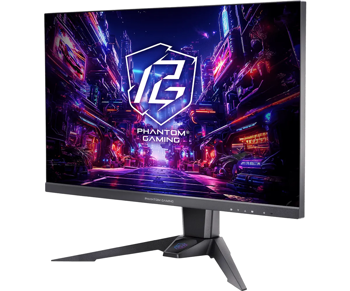 Asrock 27" Phantom Gaming QHD IPS Gaming Monitor (PG27QFT2A), 2560 x 1440, 1ms, 180Hz, HDR 400, Wi-Fi Antenna, VESA