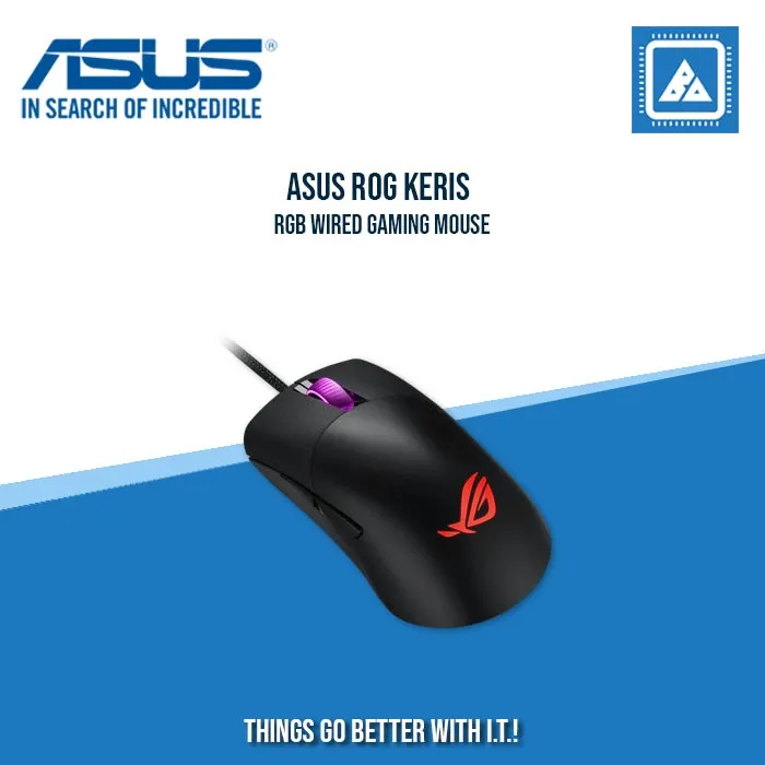 ASUS ROG KERIS RGB WIRED GAMING MOUSE