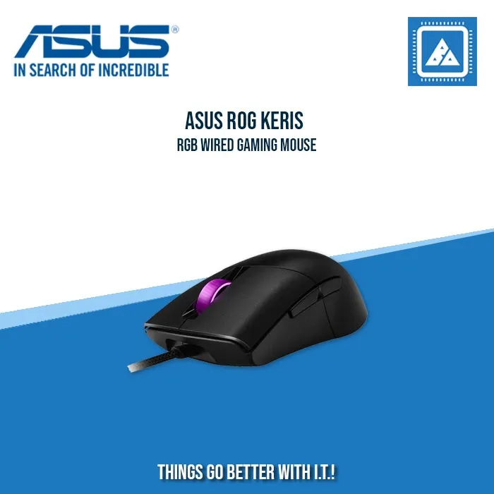 ASUS ROG KERIS RGB WIRED GAMING MOUSE