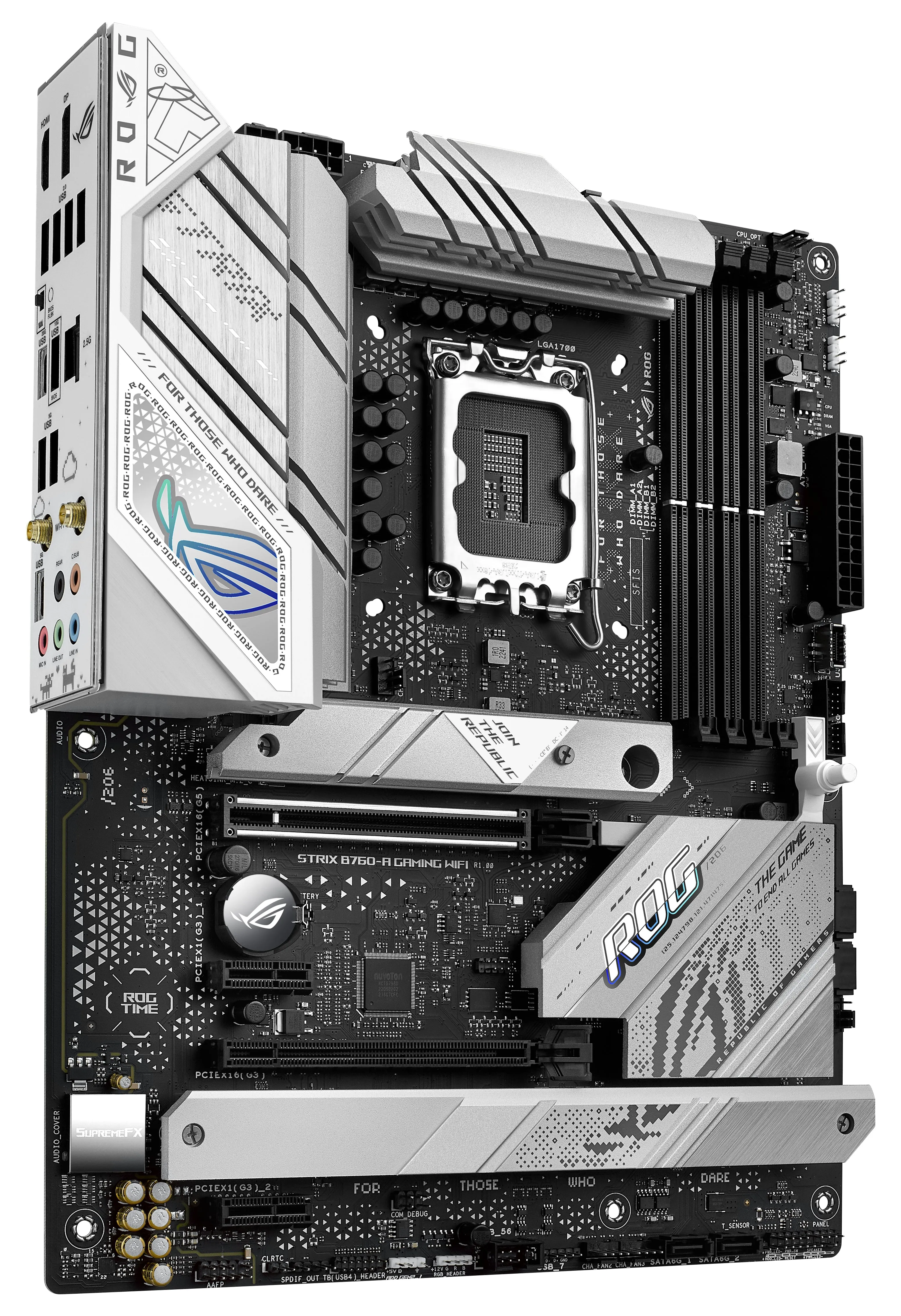 Asus Rog Strix B760-A Gaming Wifi - Motherboard - Atx - Lga1700 Socket - B760 Chipset - Usb-C 3.2 Gen 2X2, Usb 3.2 Gen 2