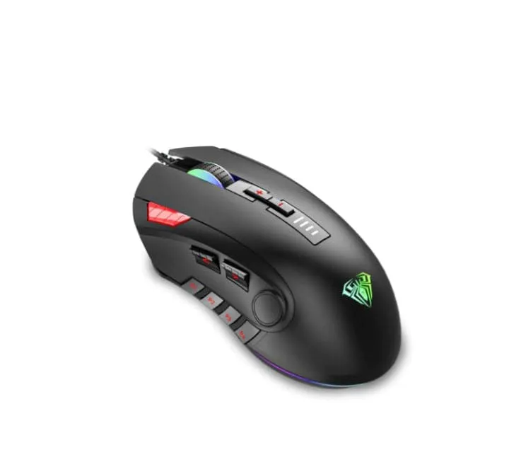 AULA H512 Wired Optical Mouse With 12 Keys