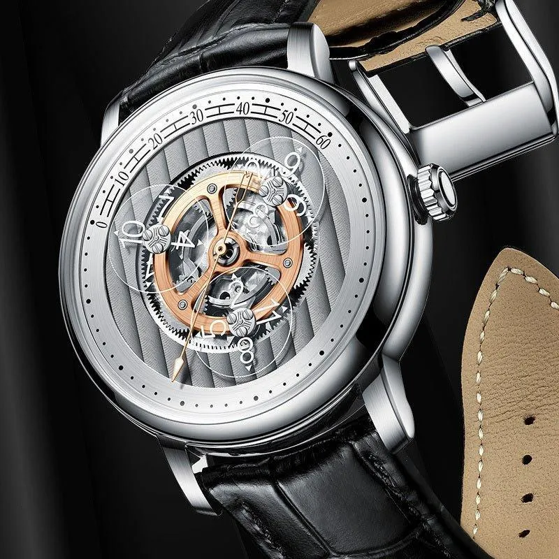 Automatic Hollow Mechanical Watch - 5 ATM Waterproof