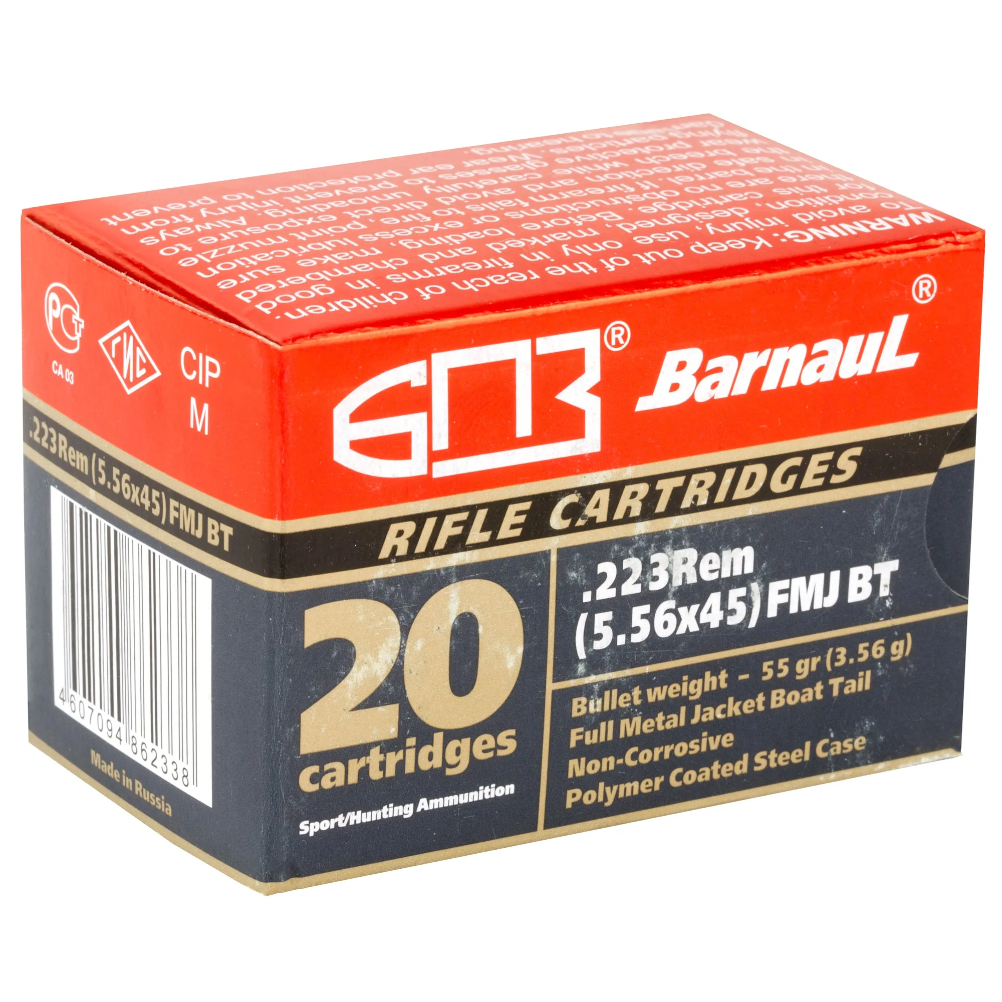 Barnaul 223rem 55gr Fmjbt 20-500