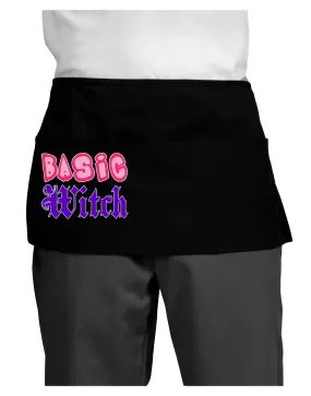 Basic Witch Color Dark Adult Mini Waist Apron, Server Apron