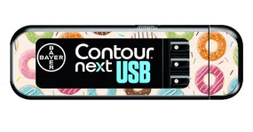 Bayer Contour Next USB Vinyl Sticker (Donuts)