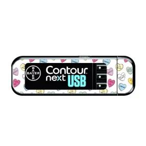 Bayer Contour Next USB Vinyl Sticker (OC Hearts)