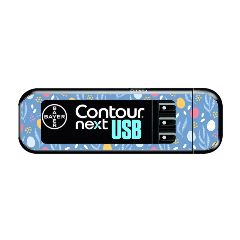 Bayer Contour Next USB Vinyl Sticker (Spring Fling)