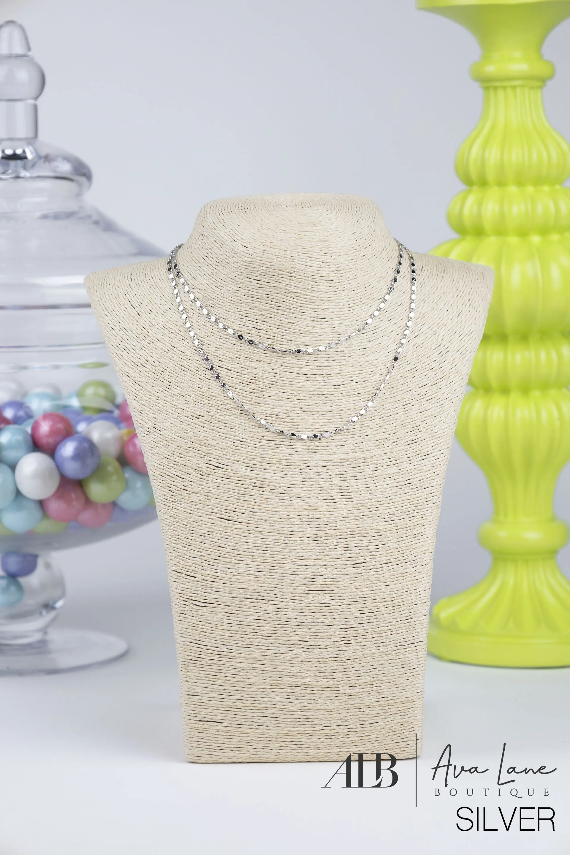 B.b Lila Double The Fun Necklace