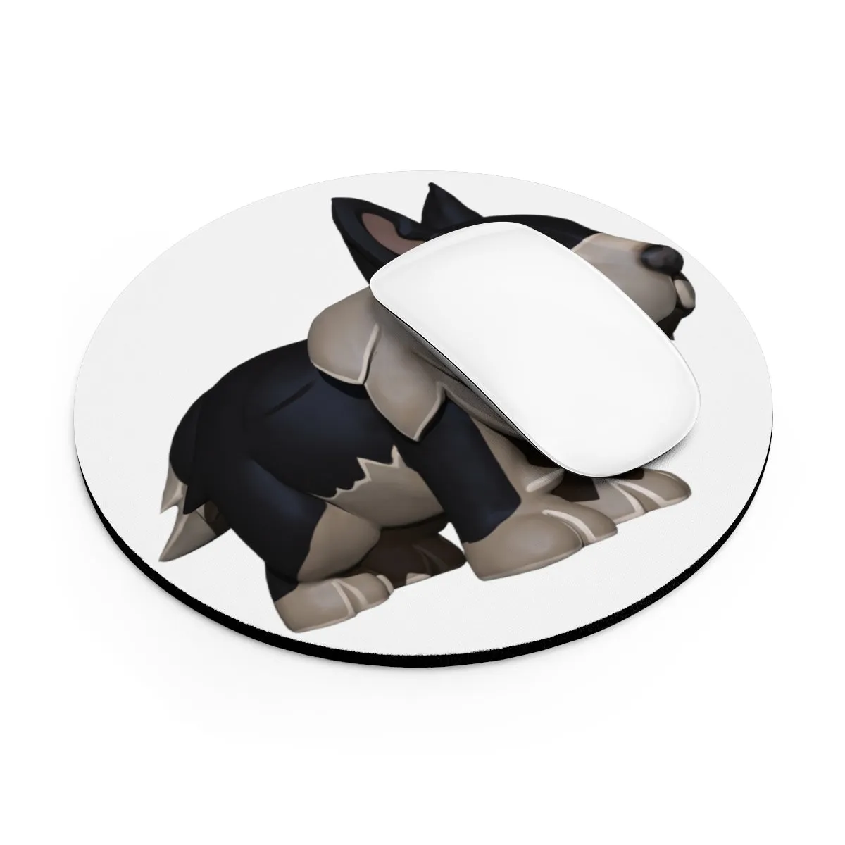 Black Dog Mouse Pad