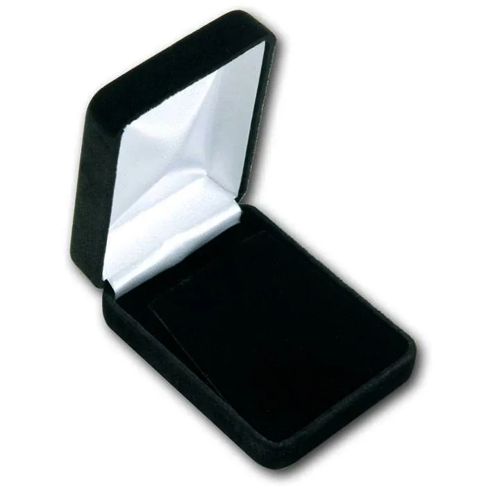 Black Velvet Necklace Box