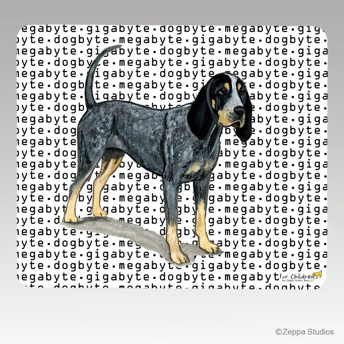 Bluetick Coonhound Megabyte Mouse Pad